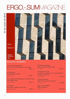 ERGO.·.SUM MAGAZINE 12 (Solsticio de Verano 2014) ERGO.·.SUM MAGAZINE 12 (Solsticio de Verano 2014)
