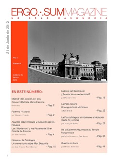 ERGO.·.SUM MAGAZINE 4 (Solsticio de Verano 2012) ERGO.·.SUM MAGAZINE 4 (Solsticio de Verano 2012)