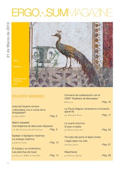 ERGO.·.SUM MAGAZINE 3 (Equinoccio de Primavera 2012) ERGO.·.SUM MAGAZINE 3 (Equinoccio de Primavera 2012)