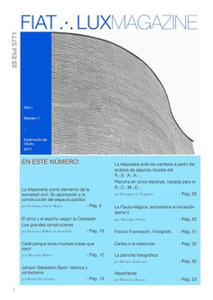 ERGO.·.SUM MAGAZINE 2 (Equinoccio de Otoño 2011) ERGO.·.SUM MAGAZINE 2 (Equinoccio de Otoño 2011)