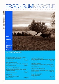 ERGO.·.SUM MAGAZINE 11 (Equinoccio de Primavera 2014) ERGO.·.SUM MAGAZINE 11 (Equinoccio de Primavera 2014)