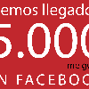 5.000 ME GUSTA EN FACEBOOK