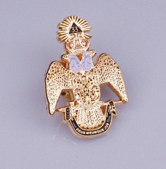 Pin dorado ÁGUILA Grado 33 del REAA Pin dorado ÁGUILA Grado 33 del REAA