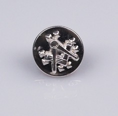 Pin ESCUADRA Y COMPAS MINI plateado Pin ESCUADRA Y COMPAS MINI plateado