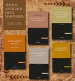 ANTIGUOS MANUSCRITOS MASÓNICOS (colección)