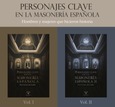 Portada de: Personajes clave en la masonería española I - II