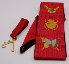 Banda, collarín y joya Príncipe del Tabernáculo del REAA (BN24/CL24)