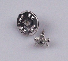 Pin Escuadra y compás PLATA DE LEY en tamaño mini Pin Escuadra y compás PLATA DE LEY en tamaño mini