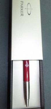 Bolígrafo masónico PARKER rojo Bolígrafo masónico PARKER rojo
