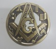 Medallón decorativo ESCUADRA/COMPÁS con símbolos