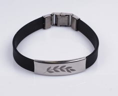 Pulsera RAMA DE ACACIA con correa de caucho Pulsera RAMA DE ACACIA con correa de caucho