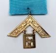 Medalla condecoración PAST MASTER (azul turquesa)