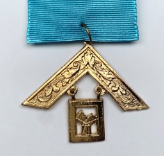 Medalla condecoración PAST MASTER (azul turquesa) Medalla condecoración PAST MASTER (azul turquesa)