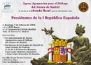 OFRENDA FLORAL A LOS PRESIDENTES DE LA I REPÚBLICA ESPAÑOLA